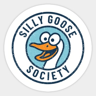 Silly Goose Society Honk Squad Meme Sticker